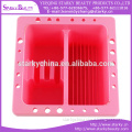 square shaped Nail brush cleaner bottle/ brush cleaning cup/ nail brush washer